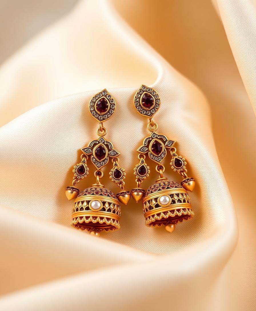 Kundan Drop Earrings
